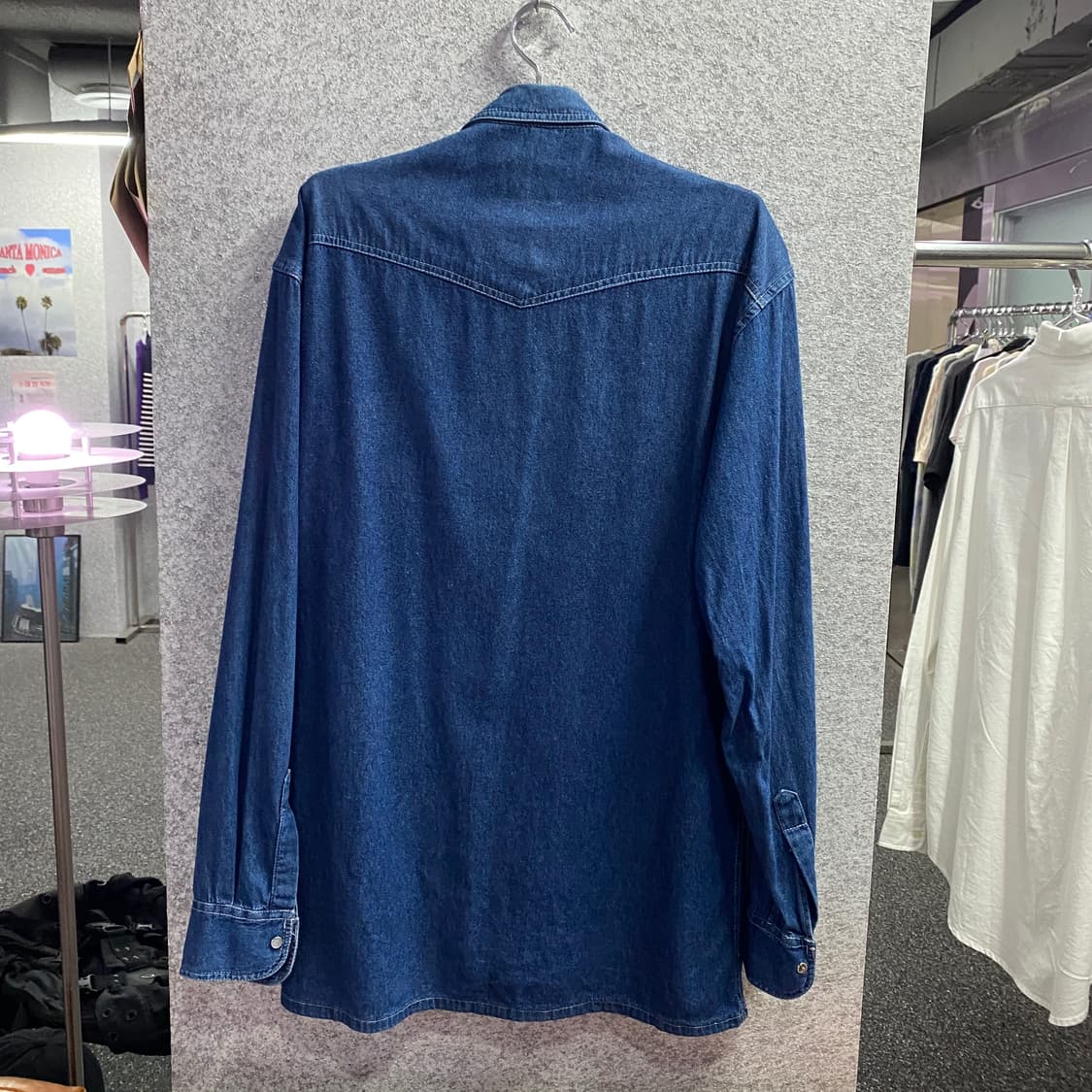 빈티지 드루피 라이더 버튼 데님셔츠 B2183 상품이미지4
