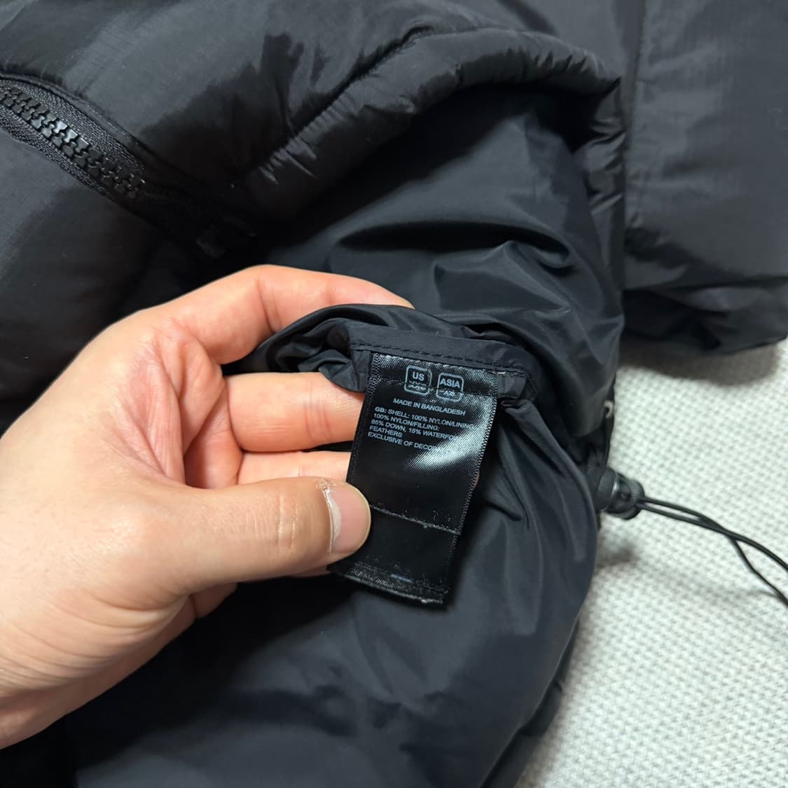 노스페이스 700 눕시 패딩 상품이미지3