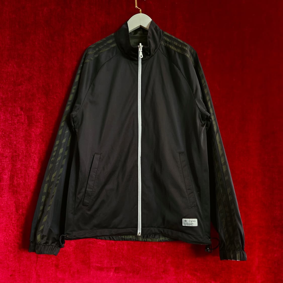 아디다스(Adidas) 지브라 카키 삼선 리버시블 양면 자켓 100 상품이미지7