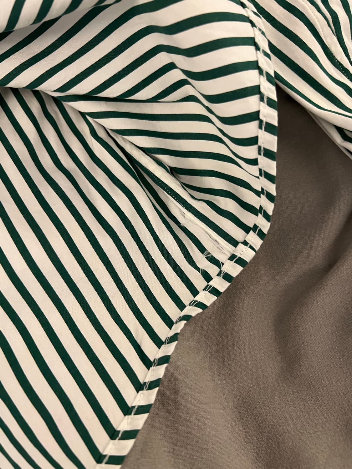 폴로 랄프로렌 그린 줄무늬 셔츠 s 클래식핏 상품이미지8