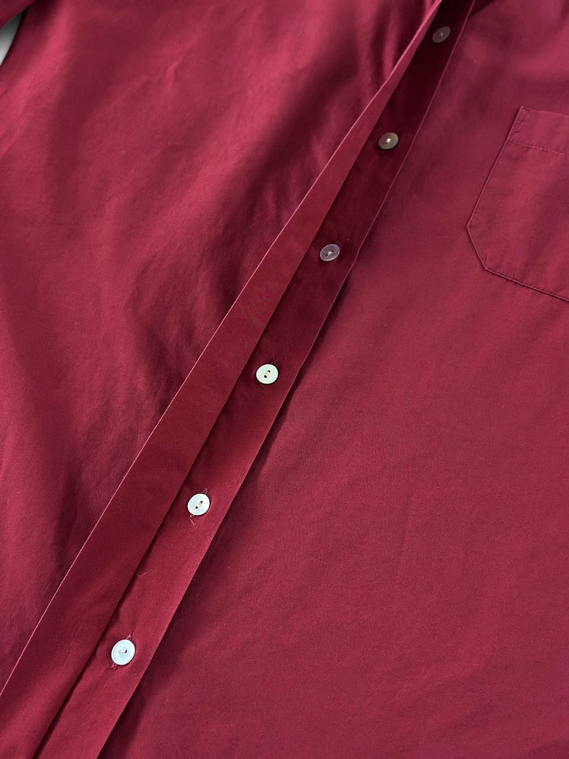 (Rare) 90s 장 폴 고르티에 클래식 버건디 셔츠 상품이미지6