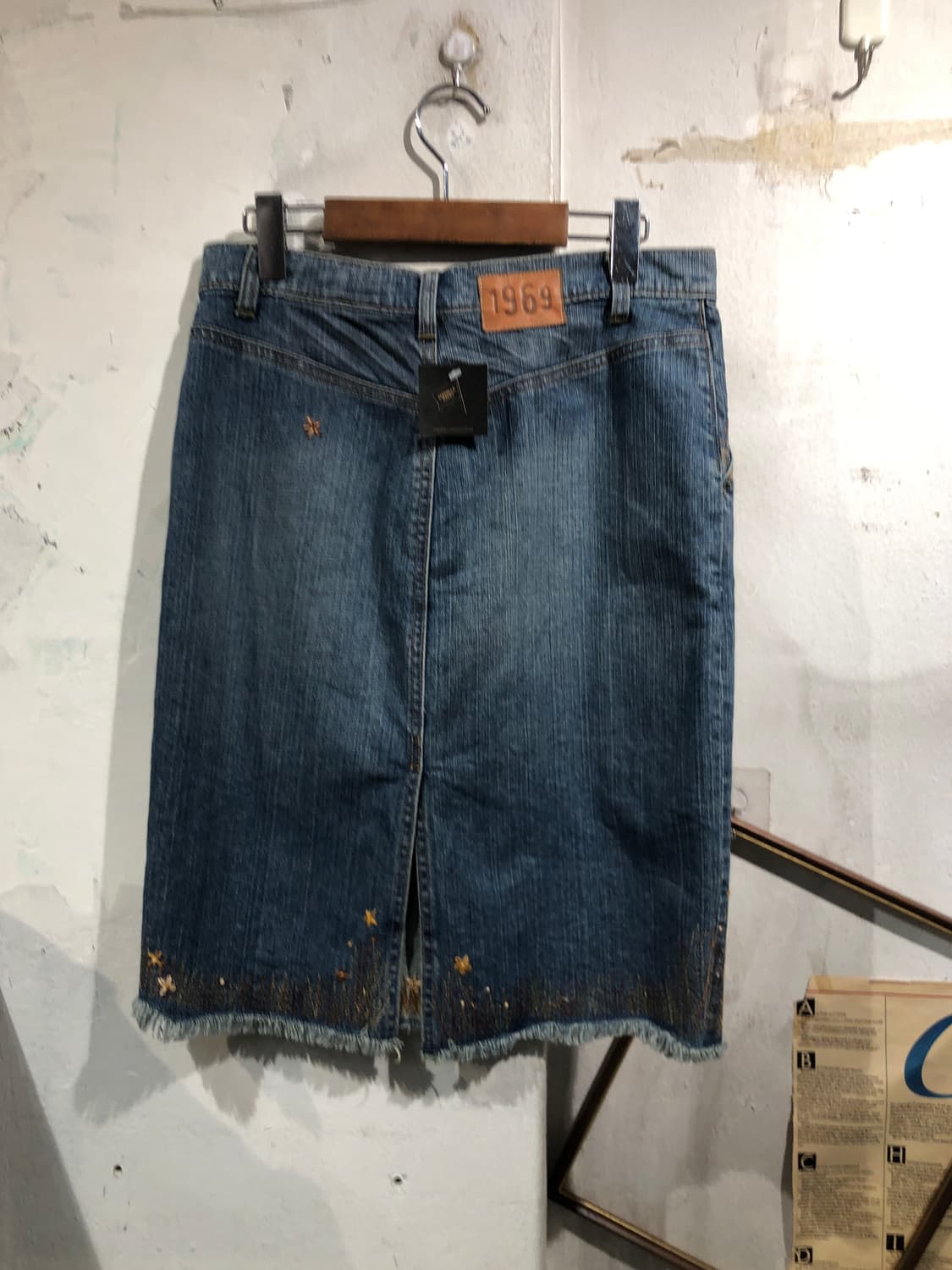 [2654]Gap blue cutoff Jean skirt 상품이미지5