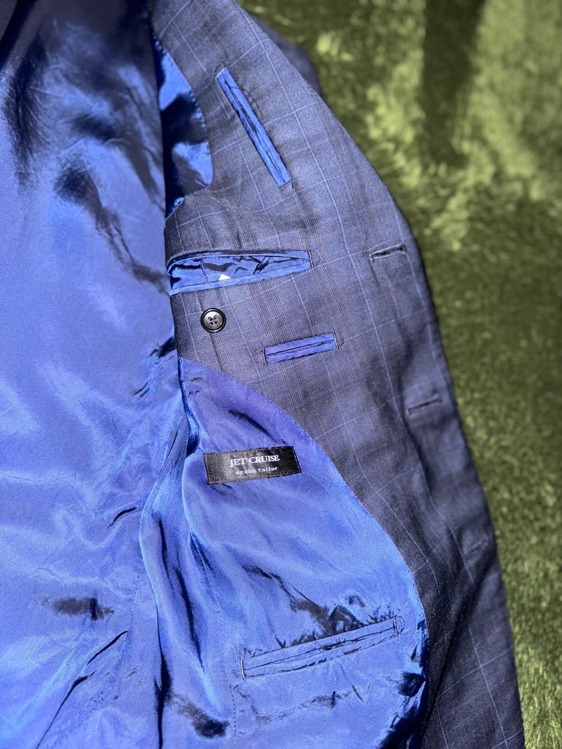 로로피아나 페브릭 재패니즈 테일러 메이드 체크 블레이저 자켓 상품이미지6