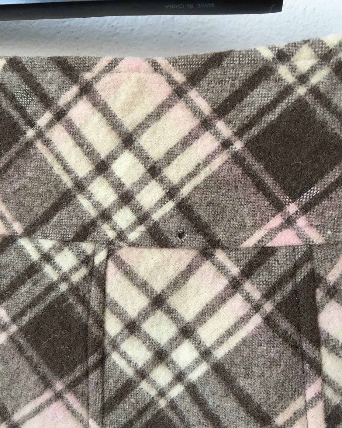 Button point check pattern pleats skirt 상품이미지5