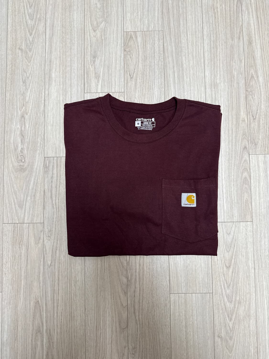 Carhartt T-shirt Burgundy 상품이미지8