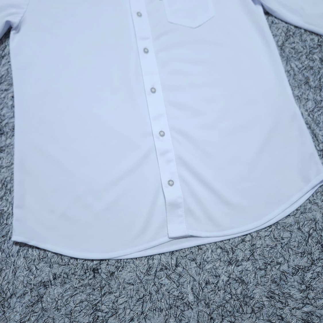 아디다스골프)105 남자 흰색 쿨맥스 골프셔츠 / 왕눈이 상품이미지5