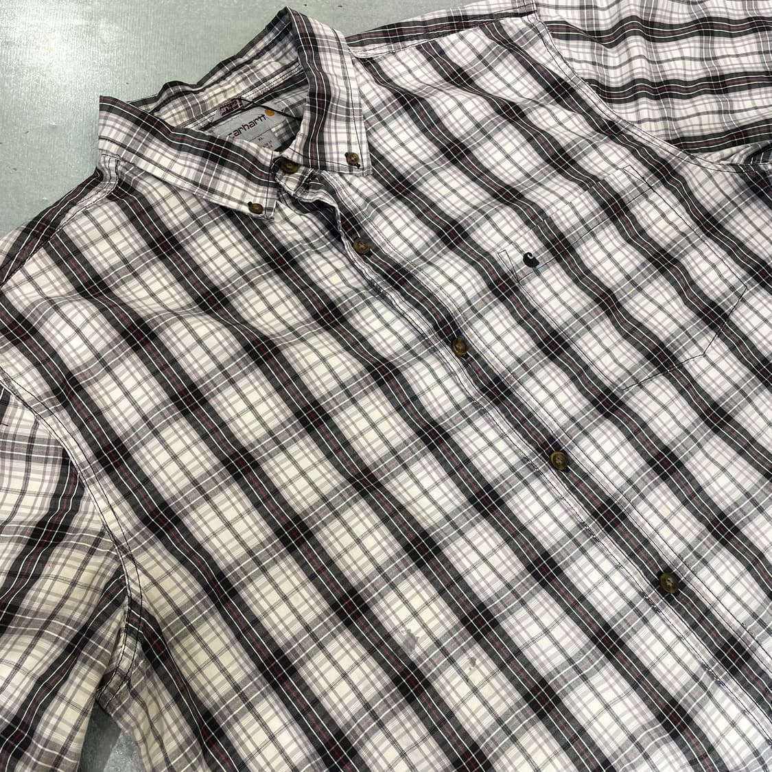  (XL) Carhartt 칼하트 체크 포켓 셔츠  상품이미지9