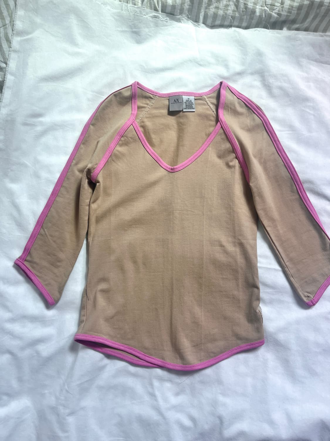 Armani Exchange pink line top 상품이미지2