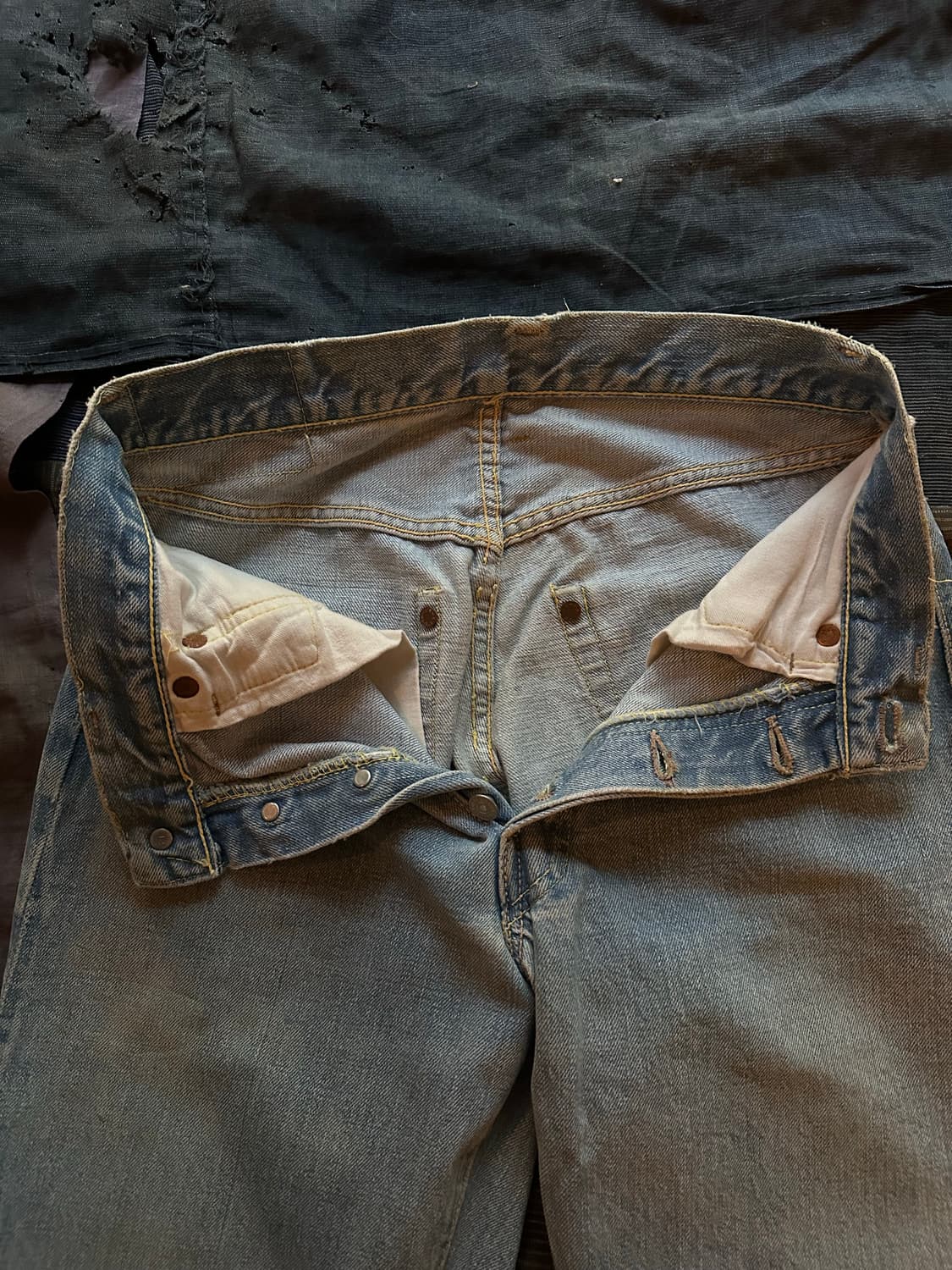 50s Levis 501XX Selvedge Denim Pants 상품이미지5