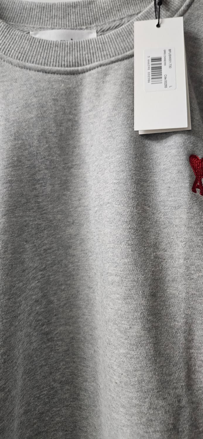 아미 맨투맨 그레이 L 상품이미지1