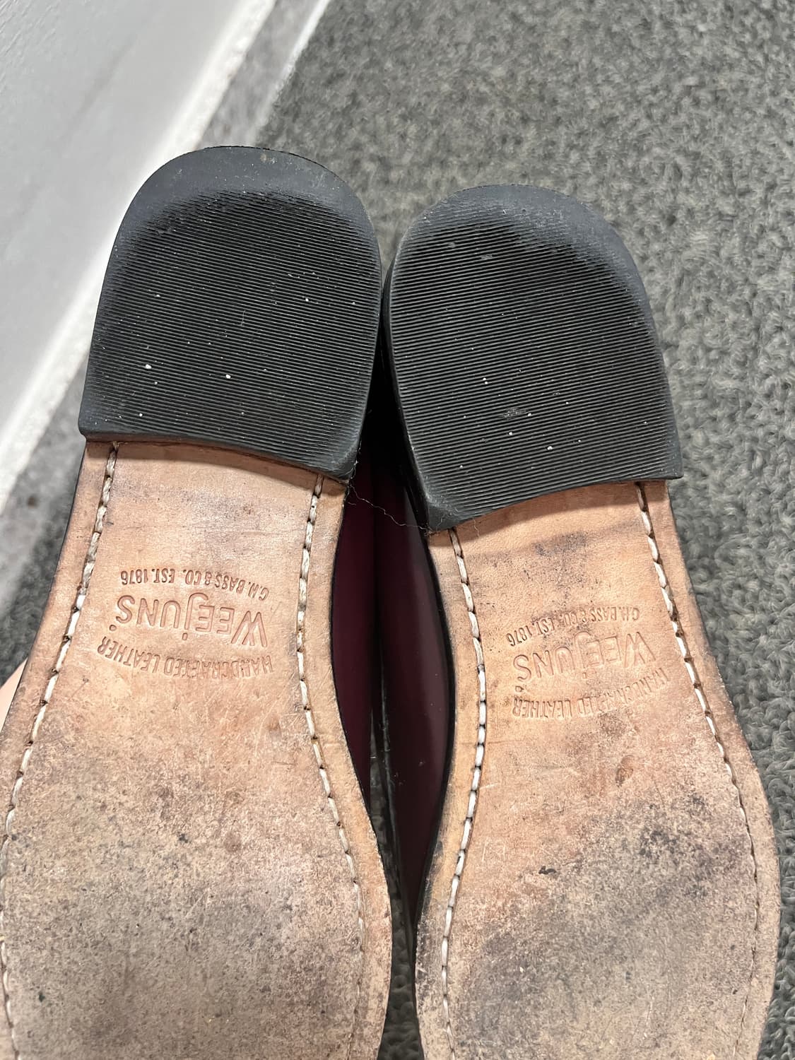 바스 위준 weejuns 버건디 페니로퍼 36 230 사이즈 상품이미지2