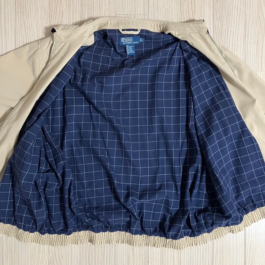 폴로 랄프로렌 폴리쉘 스윙탑 해링턴 자켓 베이지 상품이미지7