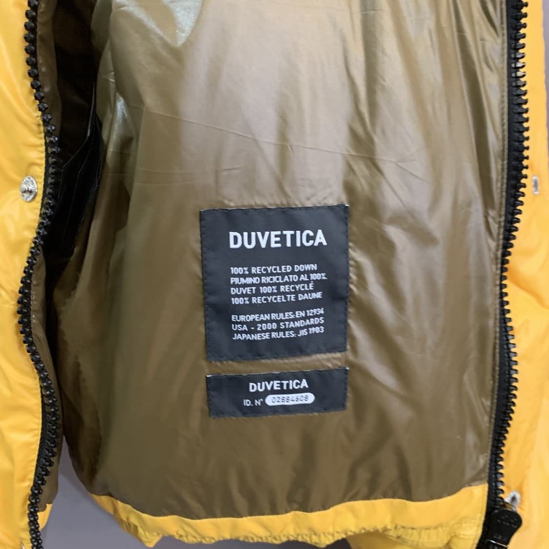 52 듀베티카 디마 옐로우 덕다운 오리털 푸퍼 패딩 점퍼 상품이미지8