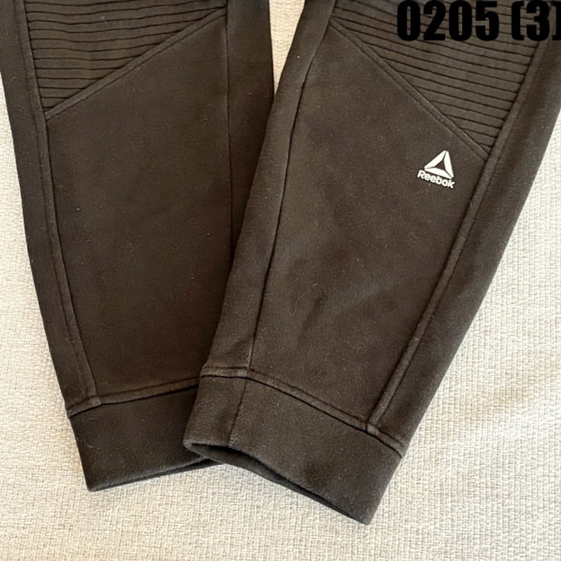 [XS] 리복 WOR 플리스 블랙 트레이닝 조거 팬츠 0205(3) 상품이미지3