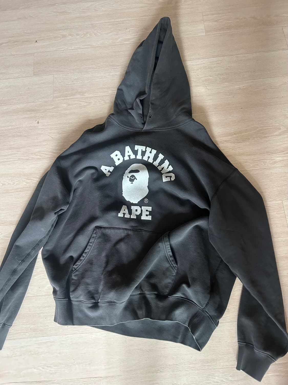 베이프 클래식 후드티 그레이 판매합니다 상품이미지1