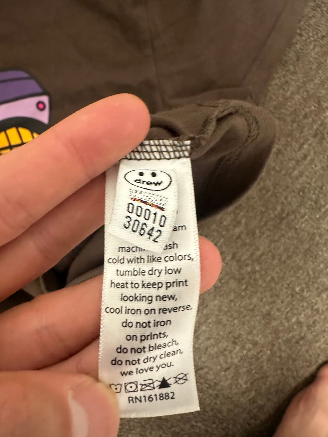 드류하우스 브라운 반팔티 상품이미지3