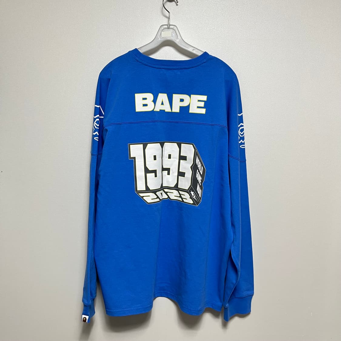 베이프 에이프 1993 맨투맨 블루 xl 상품이미지7