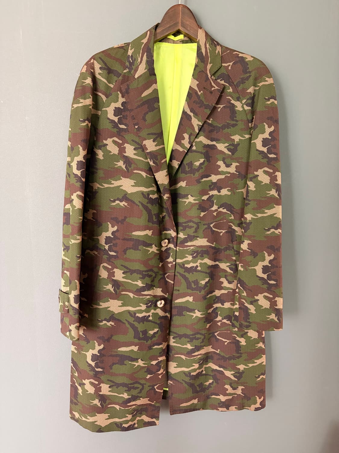 가브리엘 파시니 카모플라쥬 봄시즌 롱자켓 48 상품이미지1