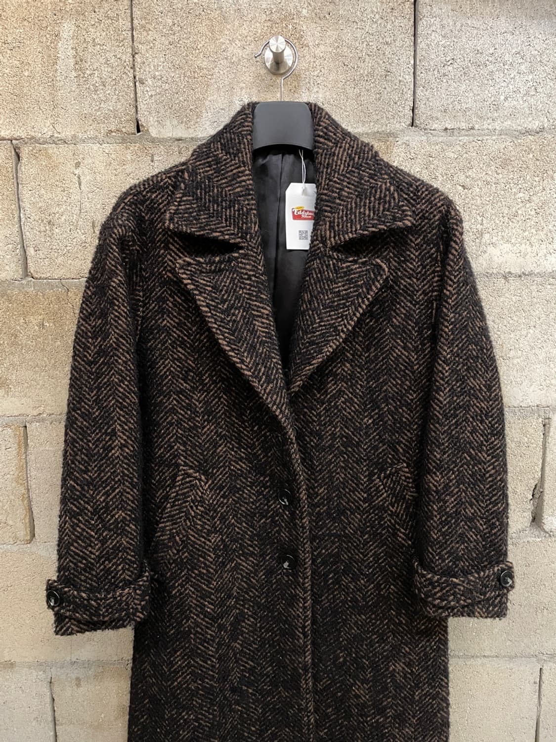 앤아더스토리즈 해링본 모헤어 코트 상품이미지2