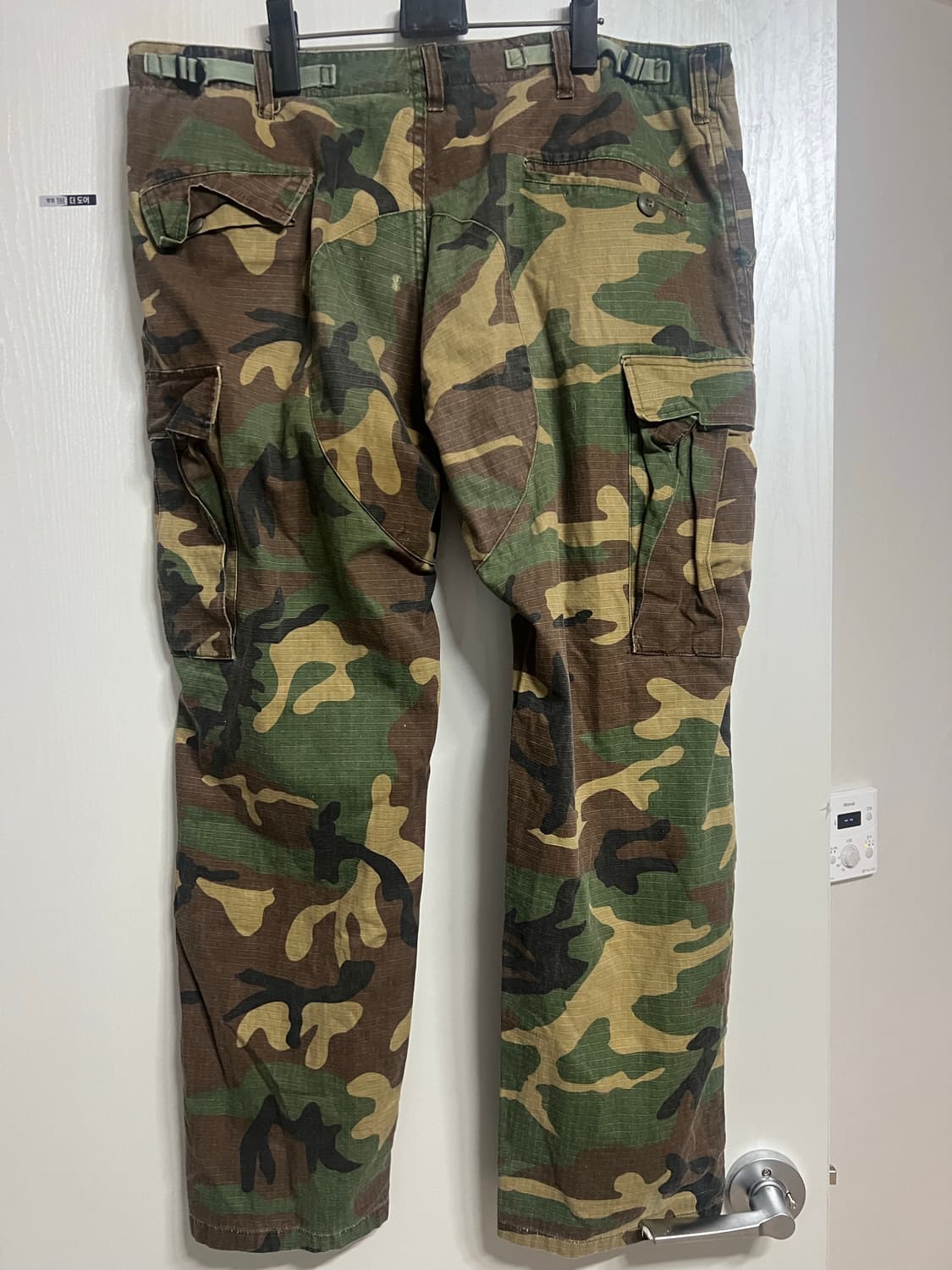 90‘ 밀리터리 립스탑원단 카고팬츠 상품이미지2