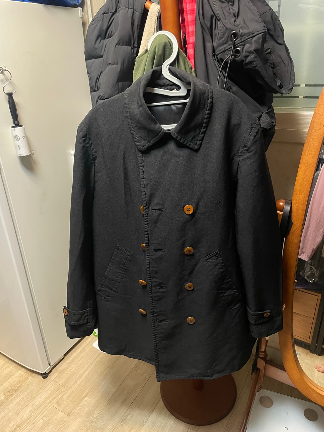 꼼데가르송 옴므듀스 축융폴리 피코트 M 상품이미지1