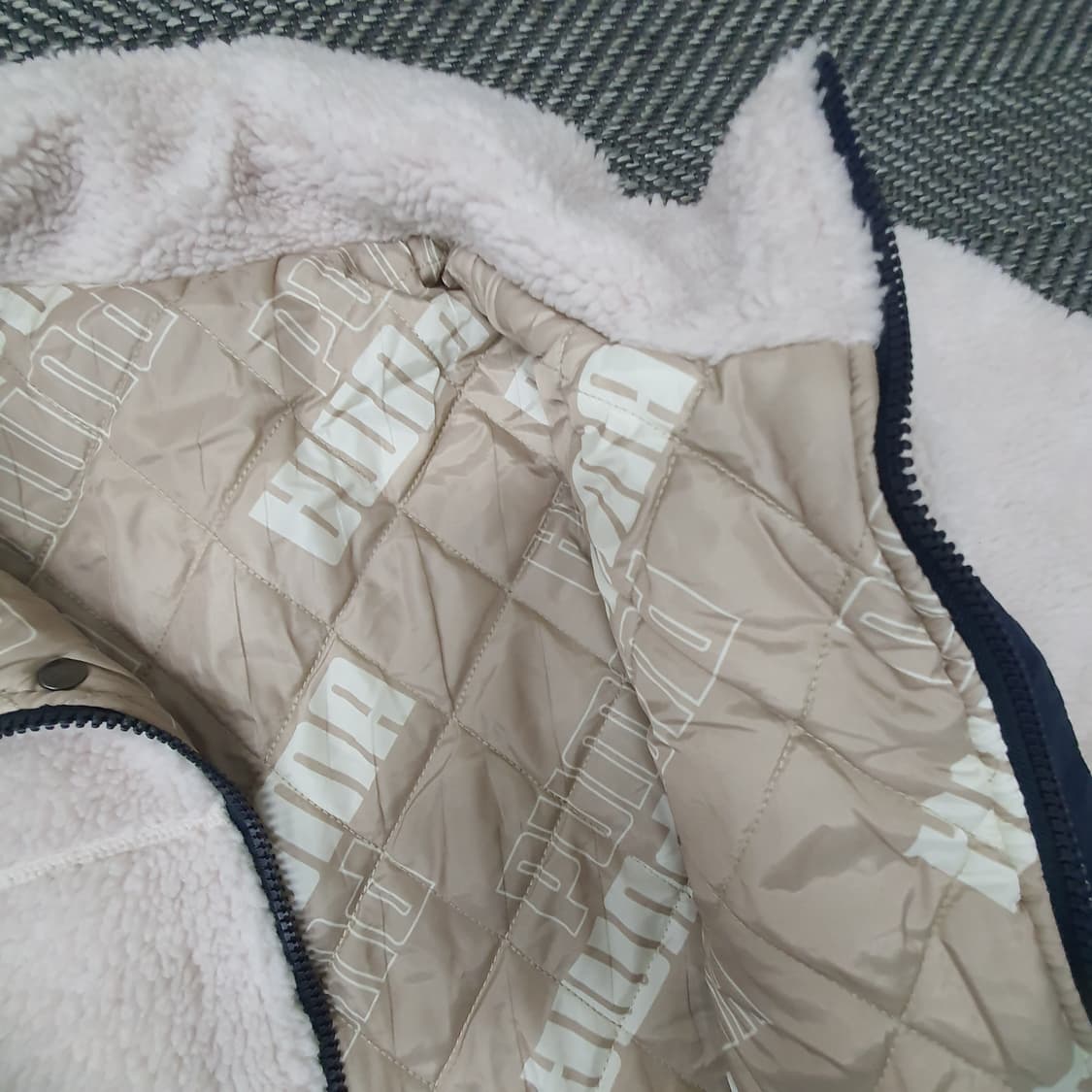 푸마 퀼팅 플리츠 집업자켓 남자105~110 상품이미지6