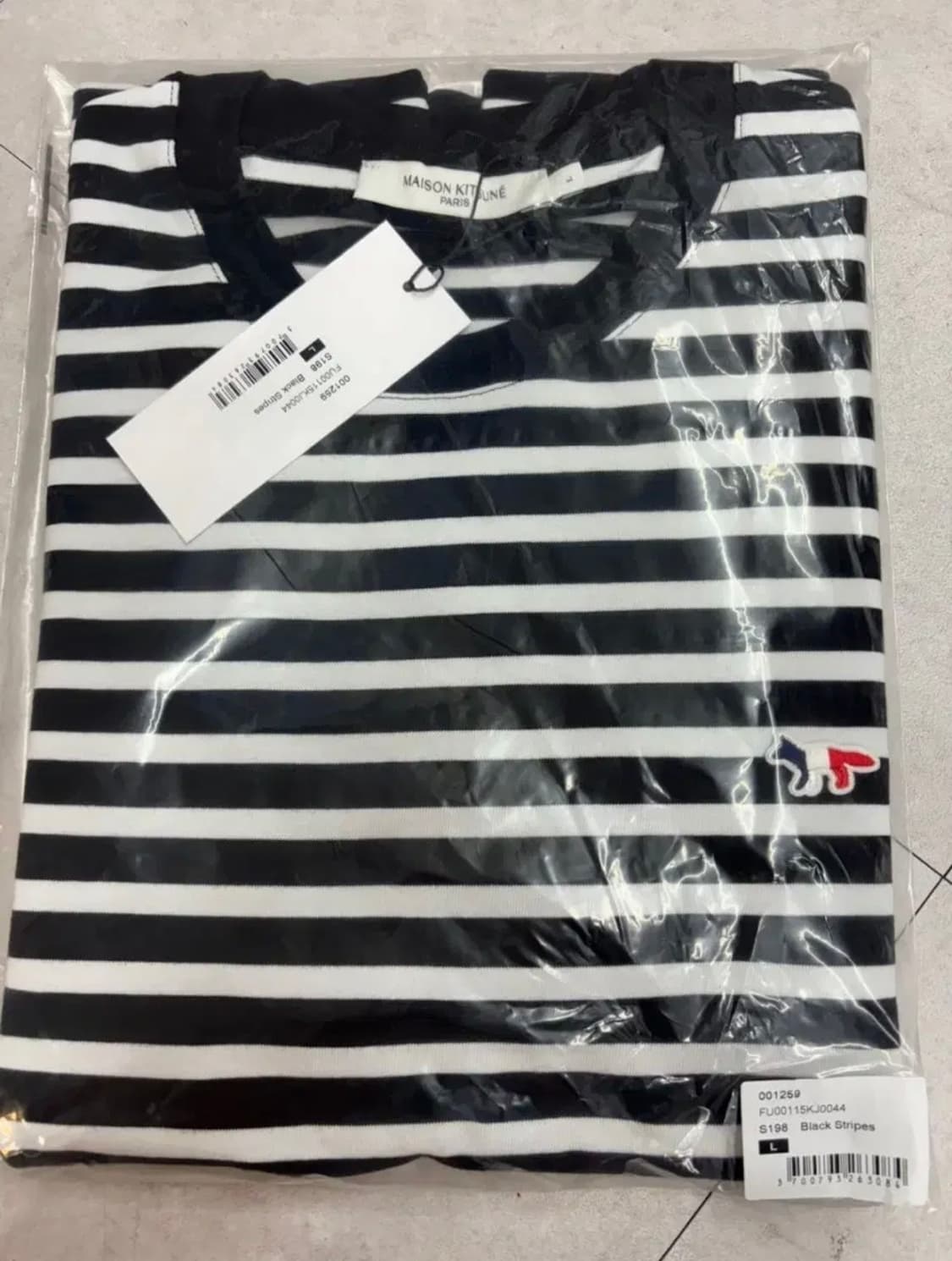 🔥[새상품/정품]🔥 메종키츠네 스트라이프 롱슬리브 상품이미지3