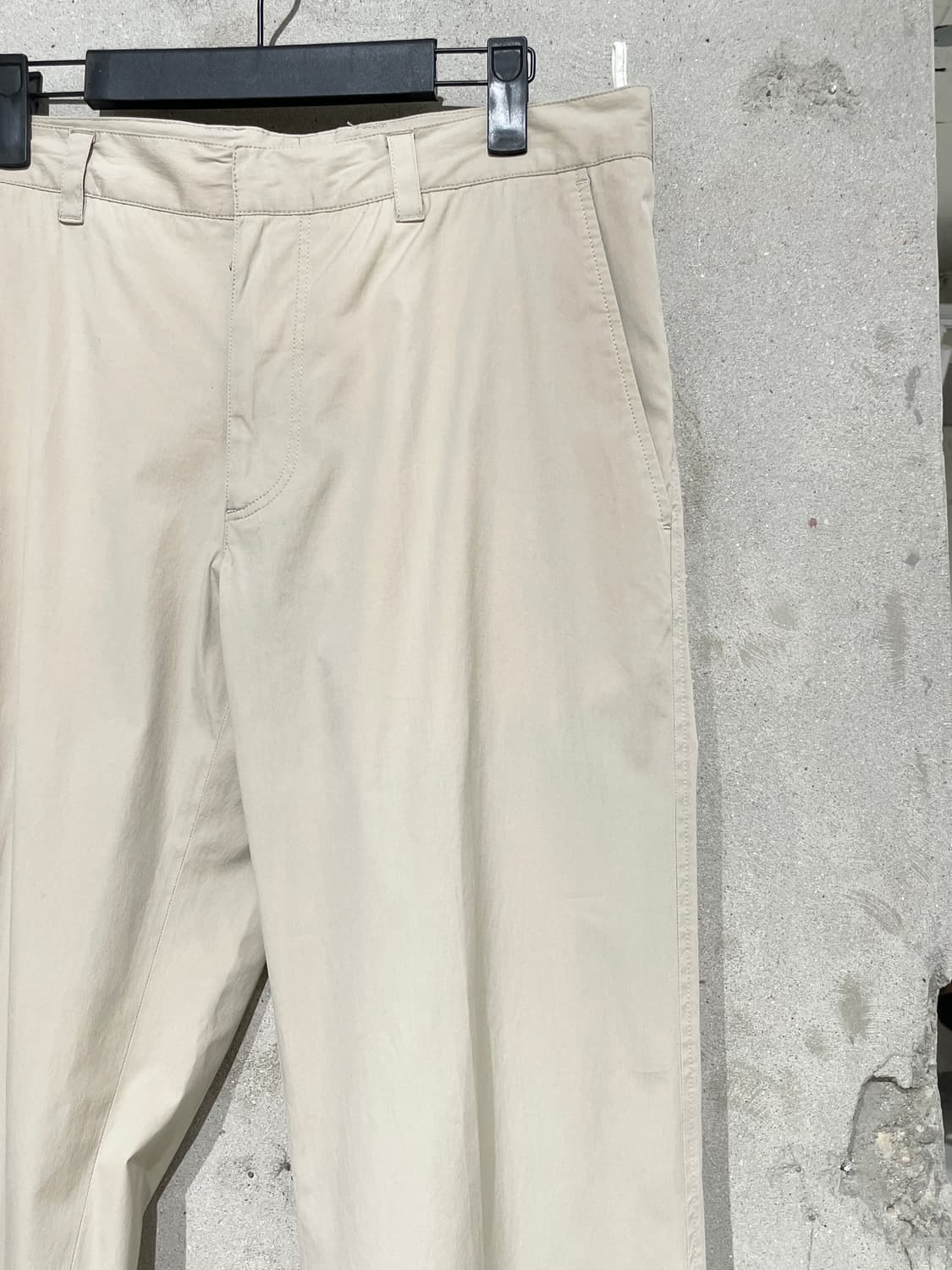 프라다 라이트 베이지 코튼 팬츠 상품이미지3