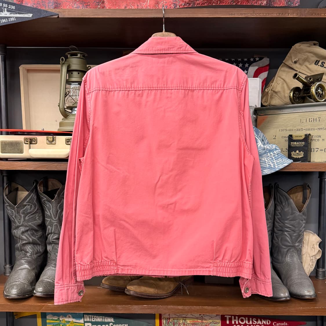 90s 폴로 랄프로렌 코튼 스윙탑 자켓 블루종 핑크 N646 상품이미지7