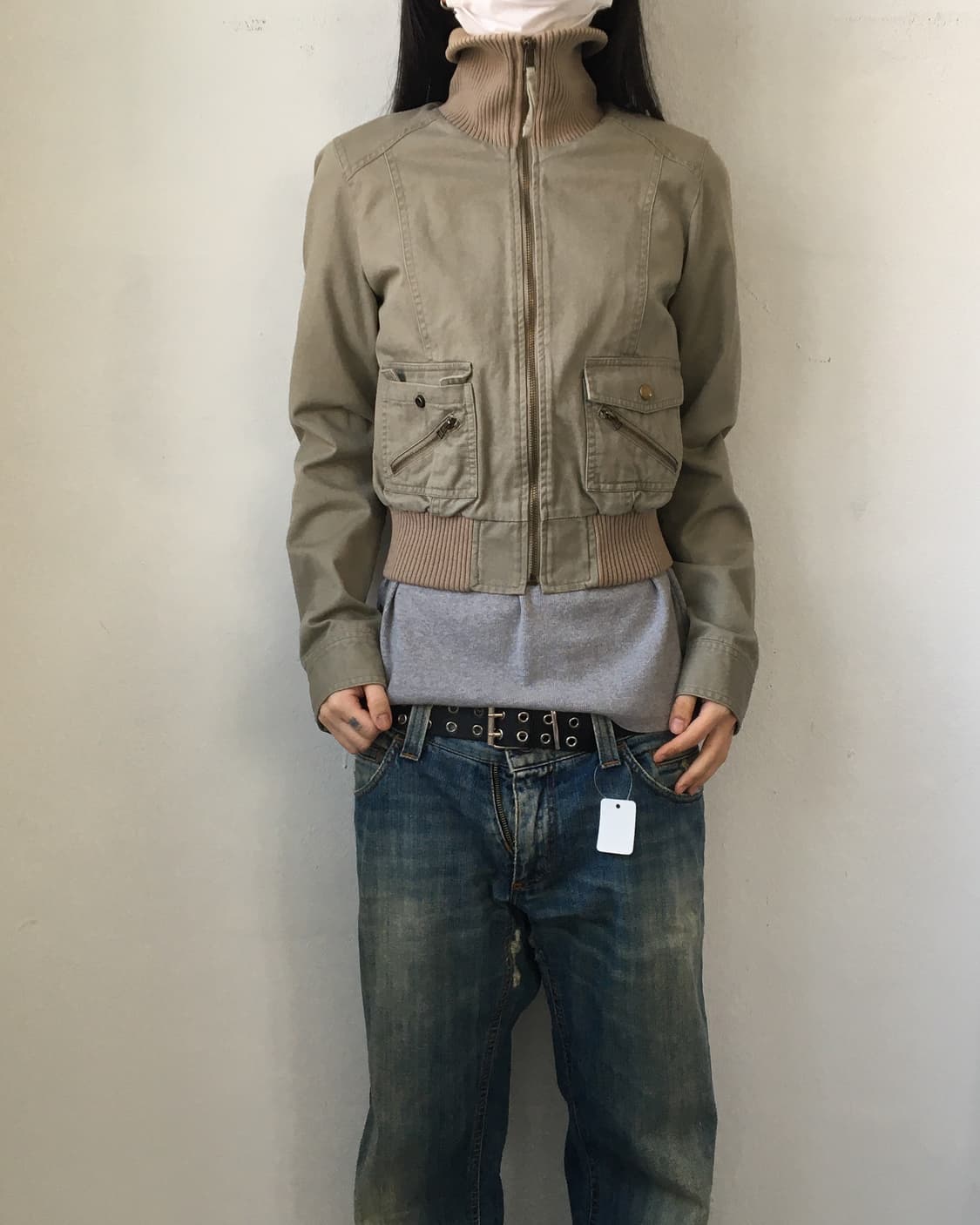 High neck bomber jacket 상품이미지5