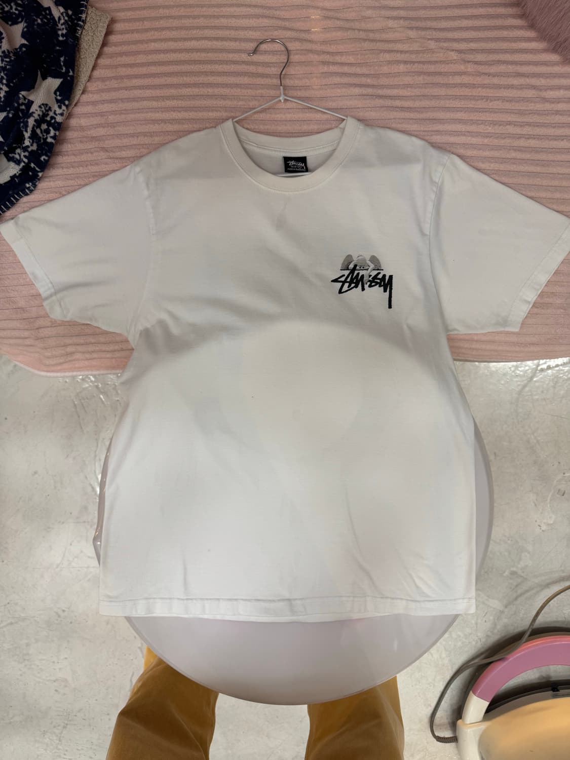 스투시 엔젤 에잇볼 그래픽 반팔 티셔츠 상품이미지4