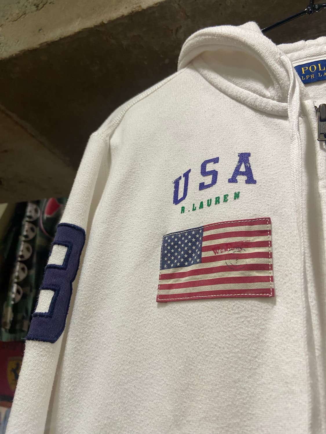 Polo Ralph Lauren 폴로 랄프로렌 빅포니 성조기 후드 상품이미지4