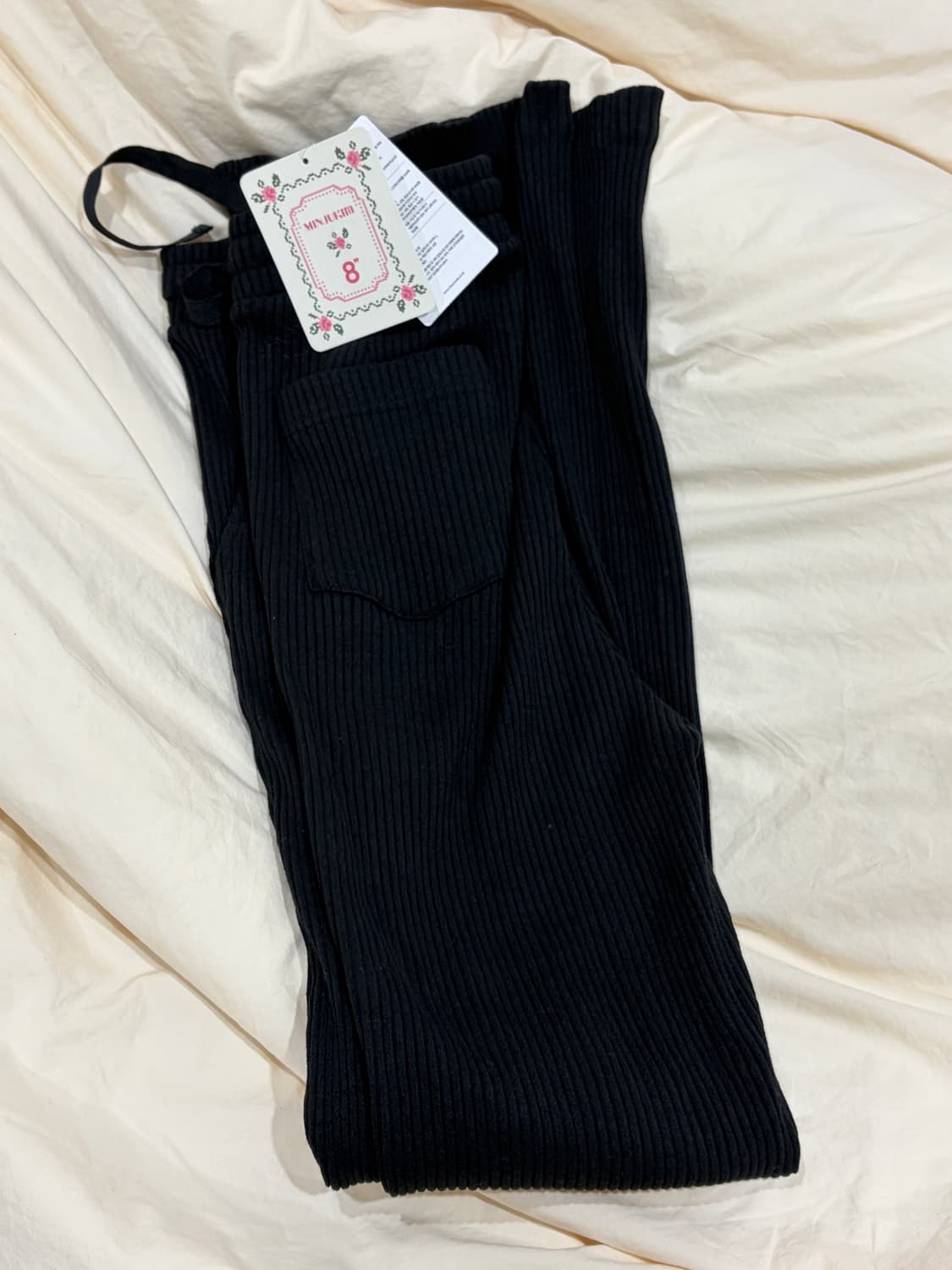 에잇세컨즈 민주킴 콜라보 사이드 슬릿 저지 팬츠 상품이미지1