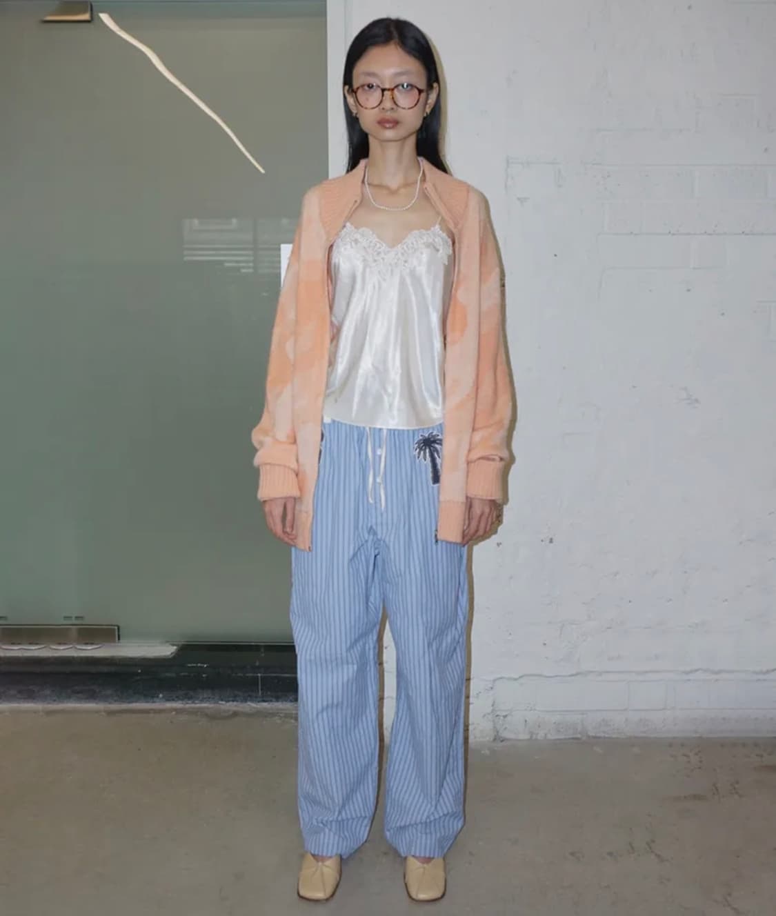 Woke Up Like This PJ Pants Blue Stripe 상품이미지3