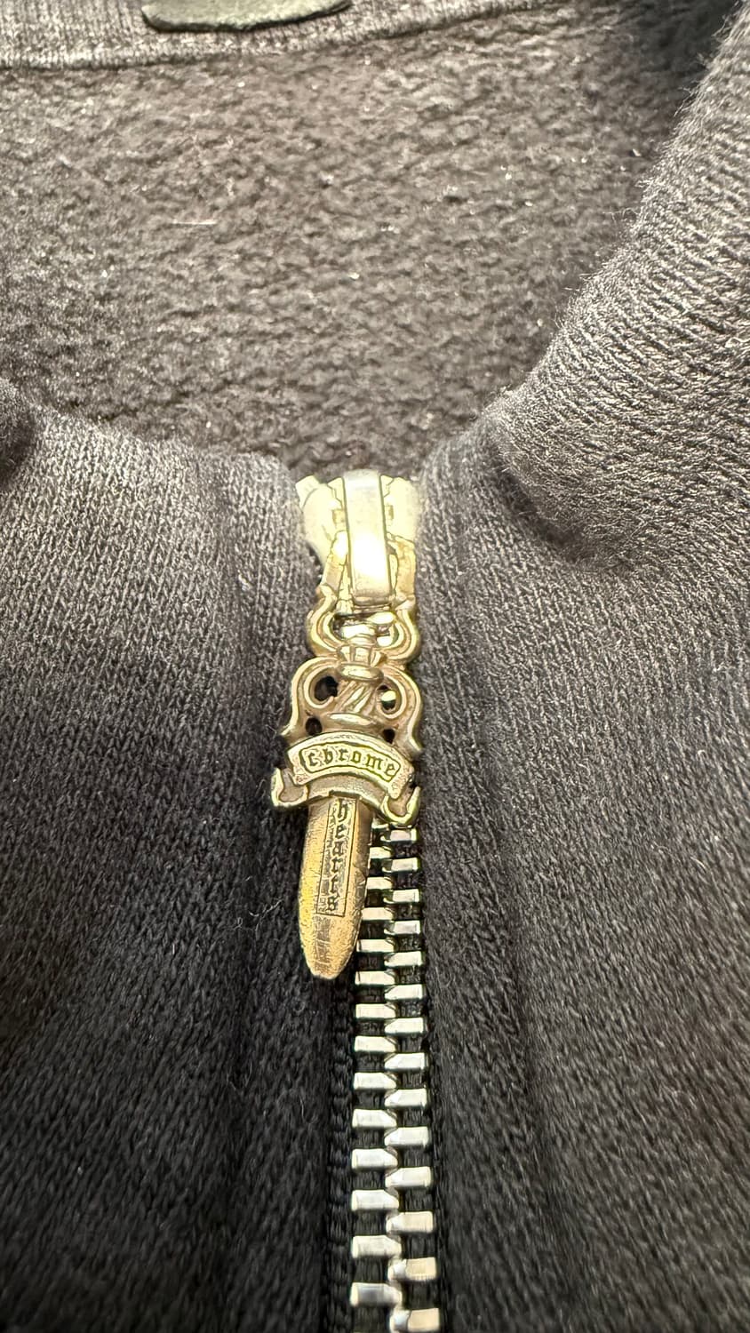 [L] 크롬하츠 세메터리 하프집업 초판 블랙 상품이미지3