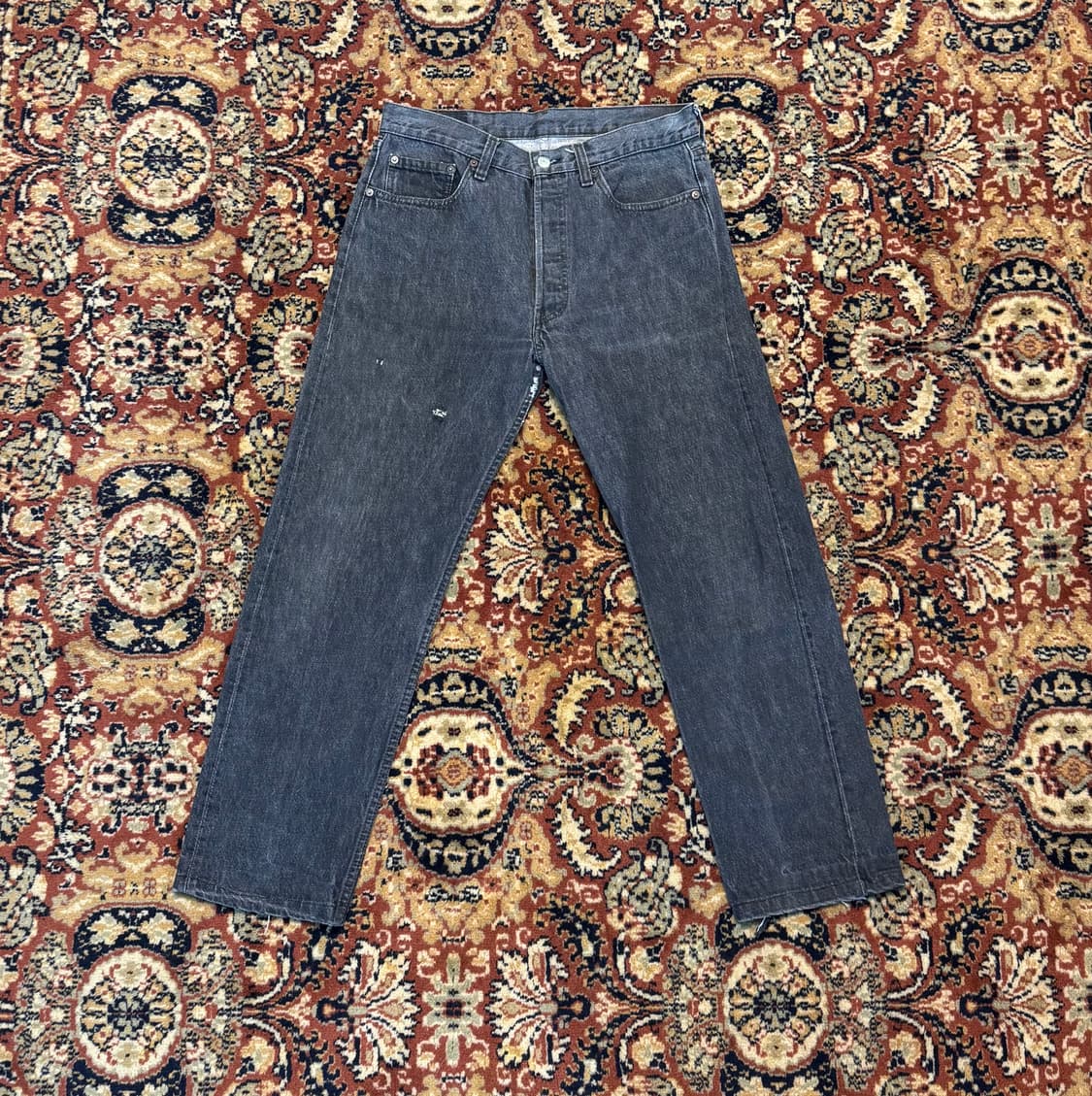 usa 빈티지 리바이스 501 블랙 데님 33(31~32추천) (535) 상품이미지1