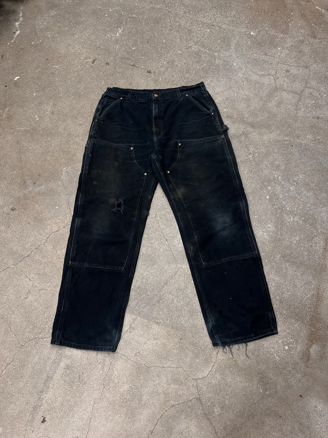 칼하트 더블니 루즈 오리지널핏 BLK 상품이미지1