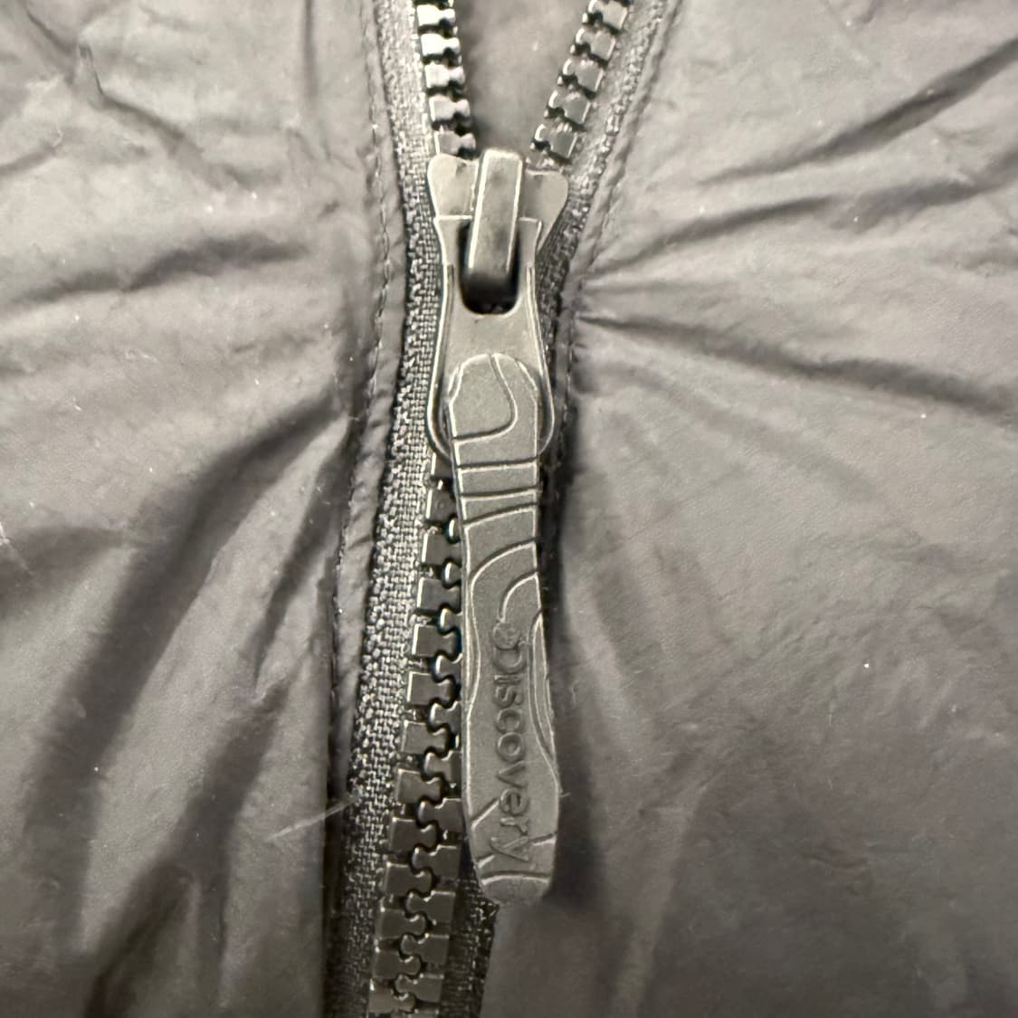 [정품/110] 디스커버리 블랙 숏패딩 점퍼 경량패딩 b15 상품이미지7