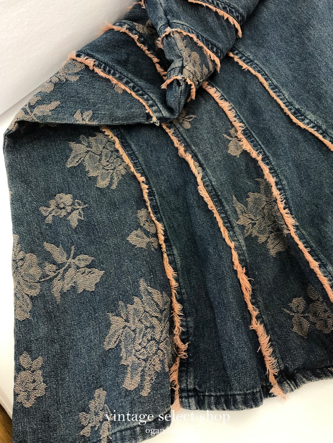vintage bohemian denim skirt 상품이미지5