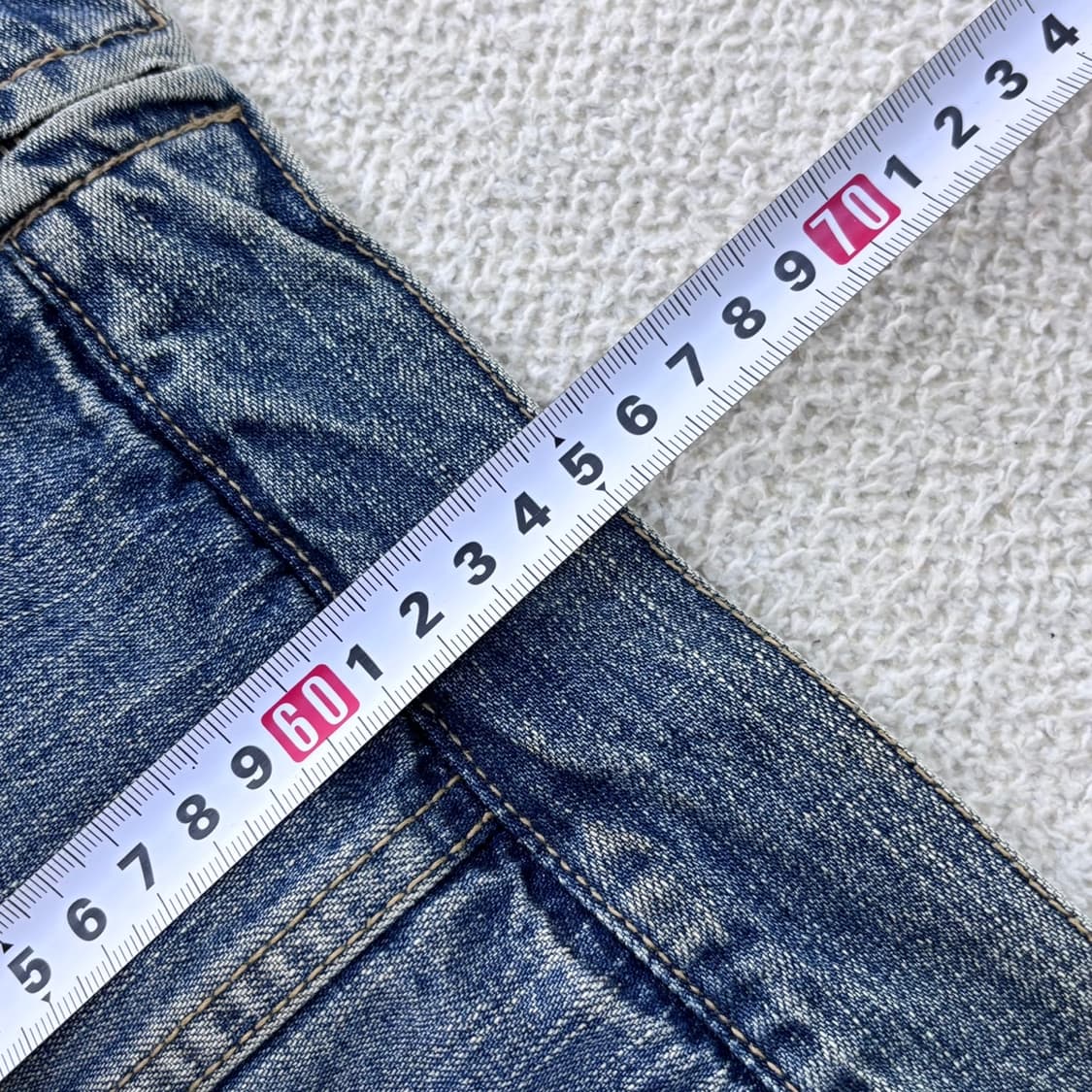 100 지피지기 빈티지워싱 데님 자켓 0504E 상품이미지5