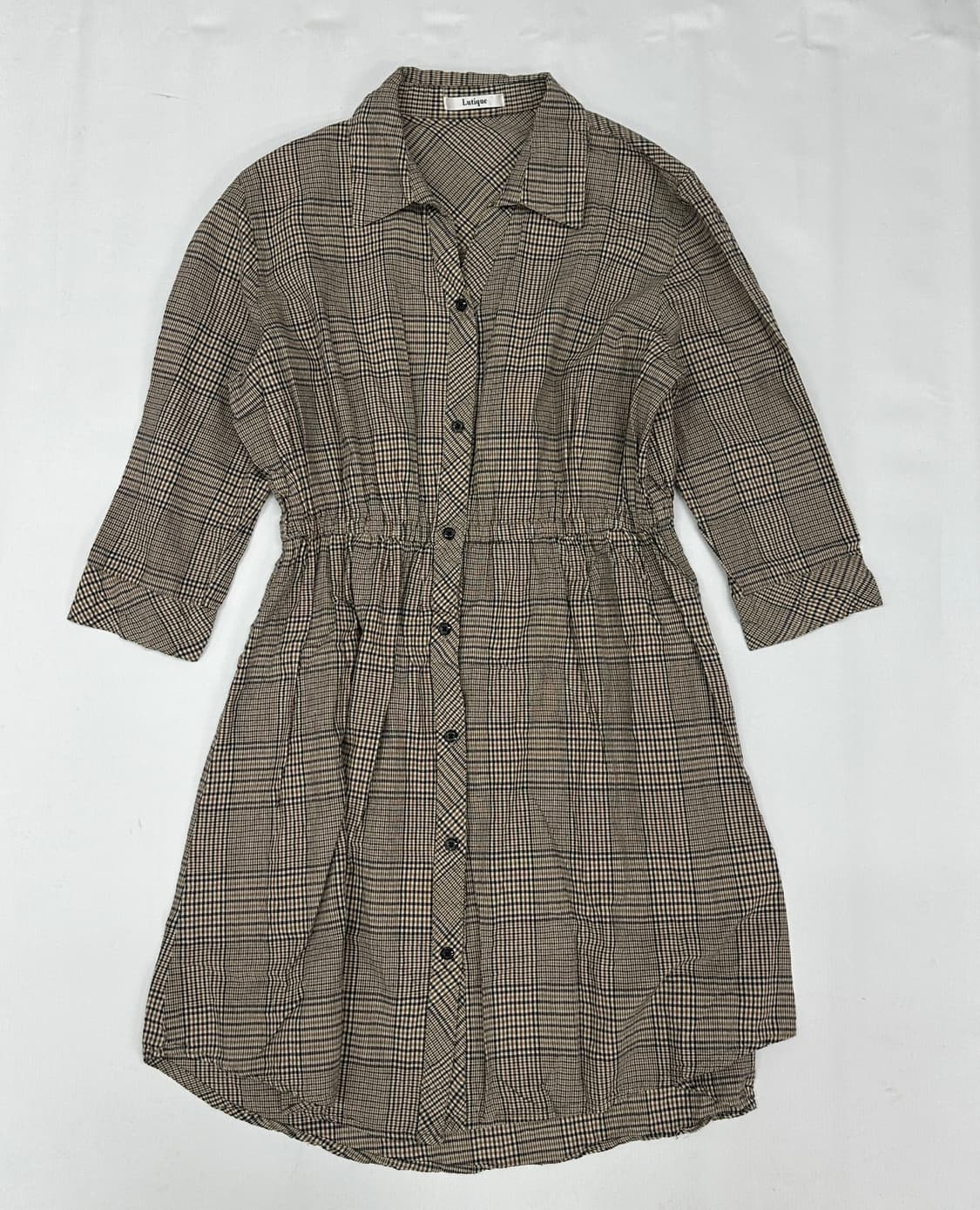 🩶사와코의 원피스 코디세트🩶체크 롱 가디건 플리츠 스커트 그런지 히피 상품이미지4