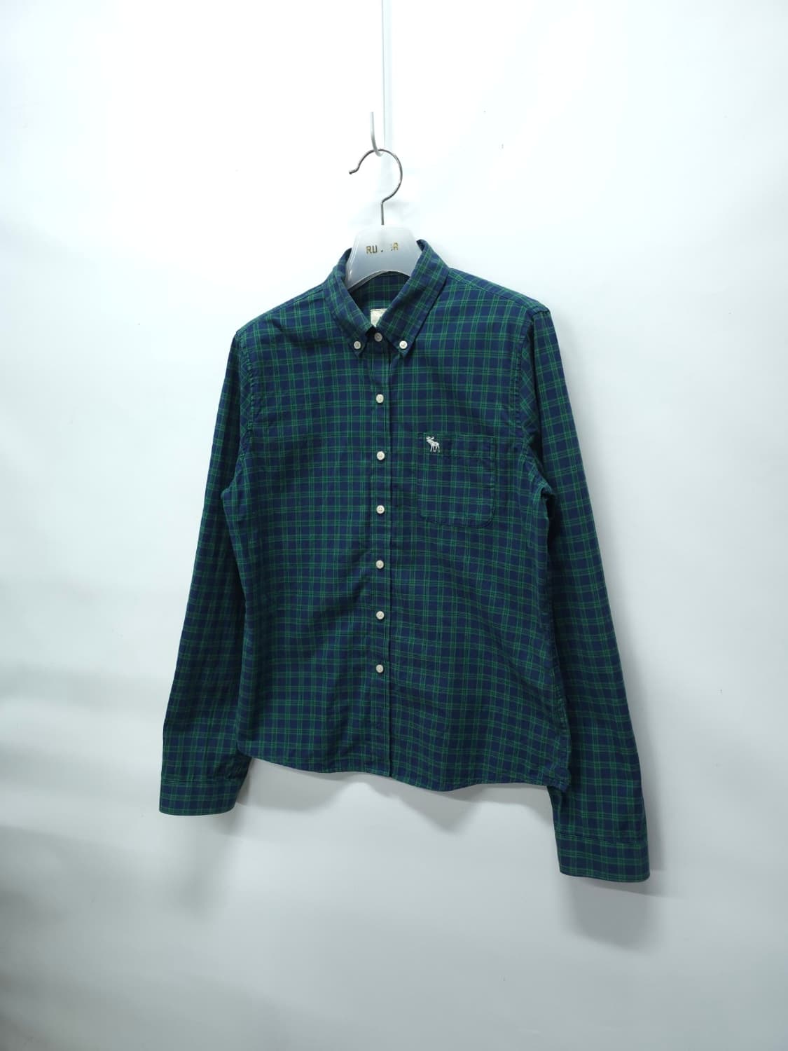 아베크롬비 그린체크 워싱셔츠 (여성55) 상품이미지1