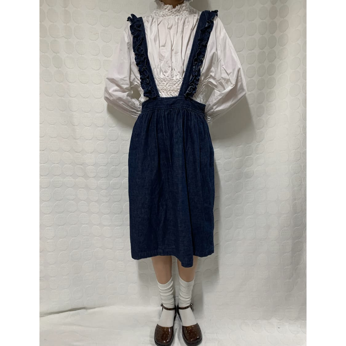 comme des garçons girl 데님 멜빵 원피스 상품이미지2