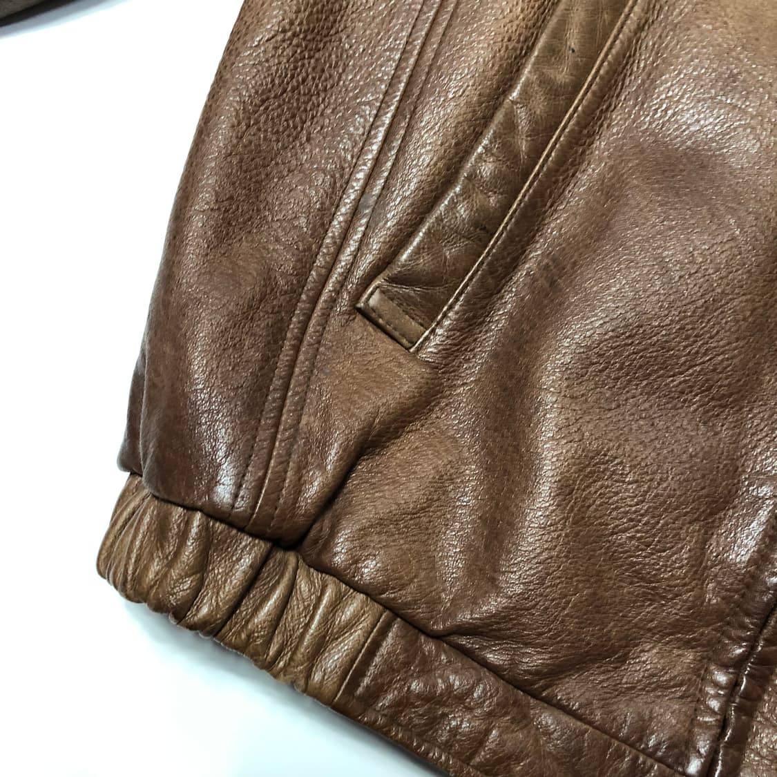 페리엘리스 레더 봄버자켓  상품이미지7