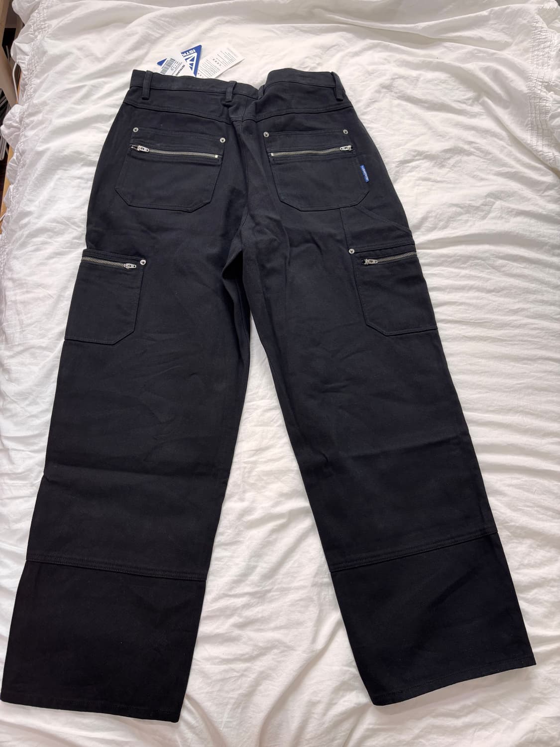 ISTKUNST Washed Cotton Double Knee Pants 상품이미지5