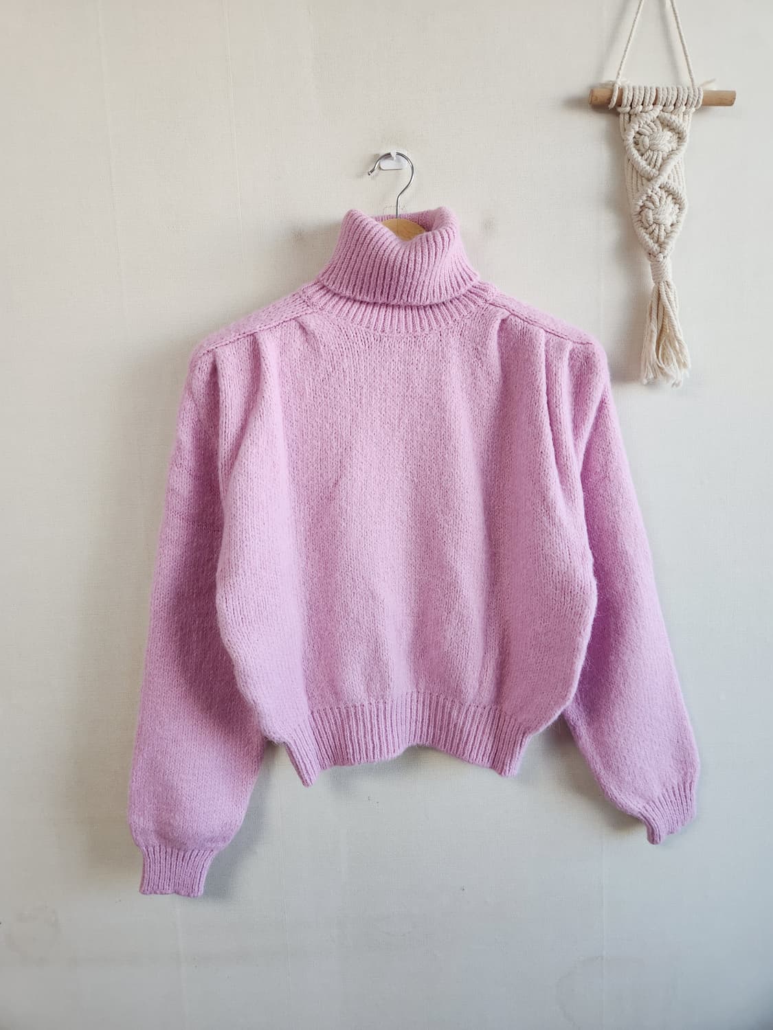 자라 하이넥 핀턱 니트 M 상품이미지1