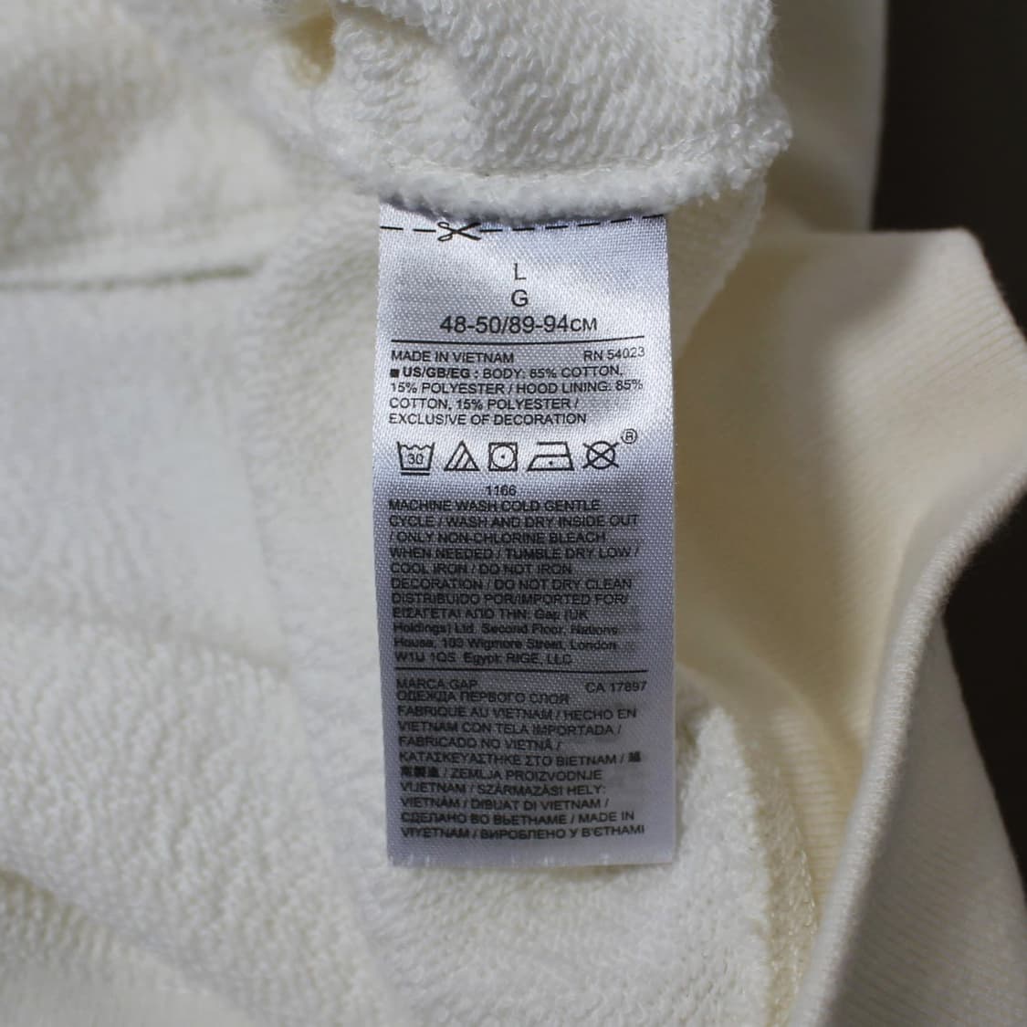 GAP 갭 NYC 후드티 상품이미지4