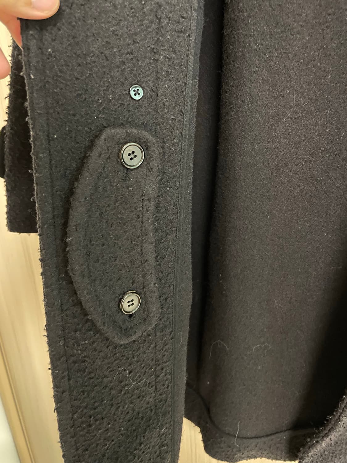 [3] 브라운야드 카센티노 울 더플코트 다크네이비 상품이미지8