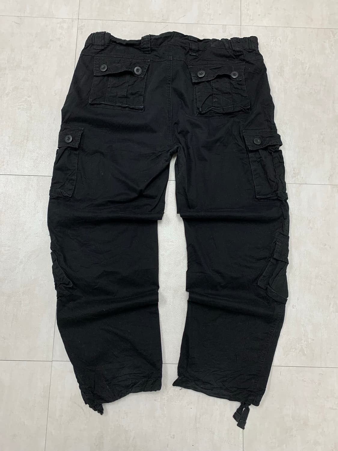 블랙 카고 팬츠 #437 상품이미지5