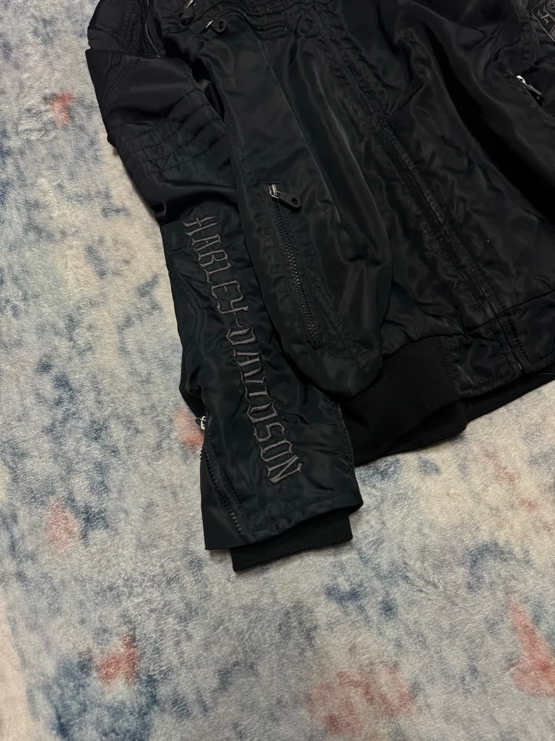 Harley davidson archive biker jacket 상품이미지6